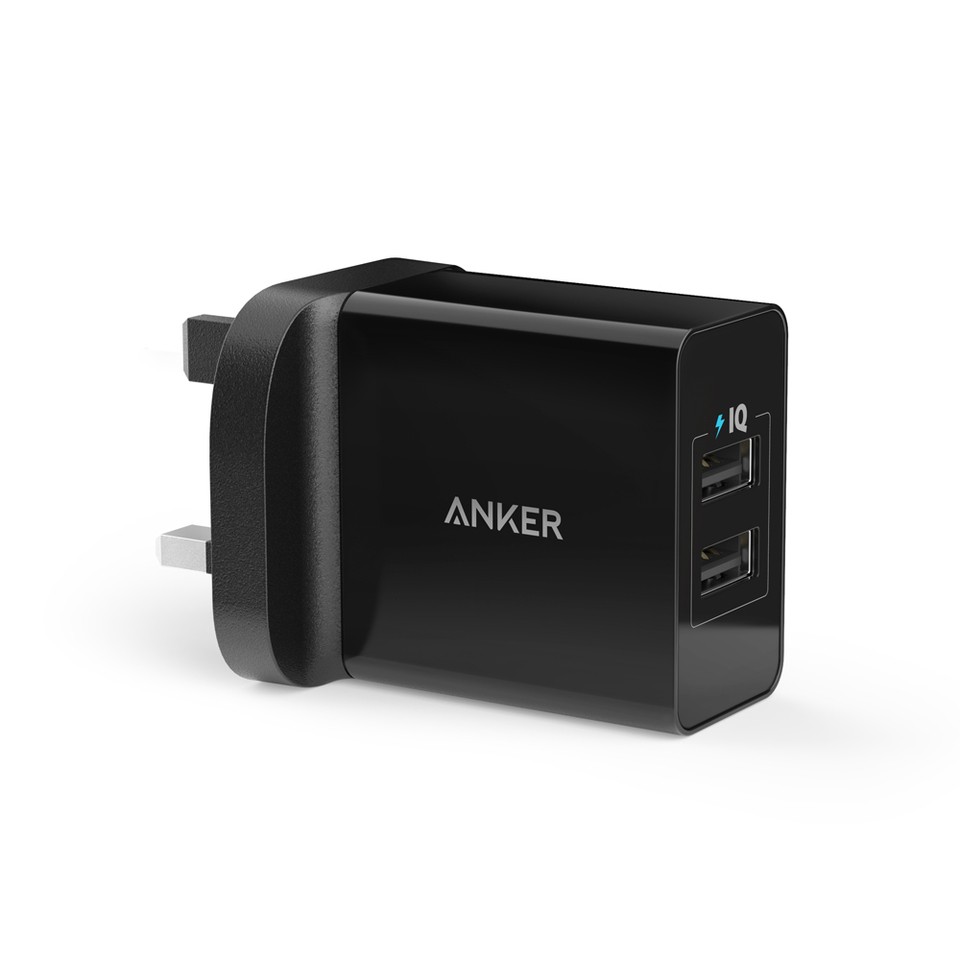 ANKER 24W 2-Port USB Charger UK