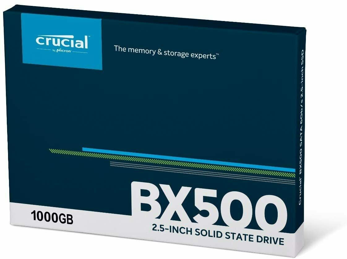 Crucial 1TB SSD BX500 3D NAND SATA III 