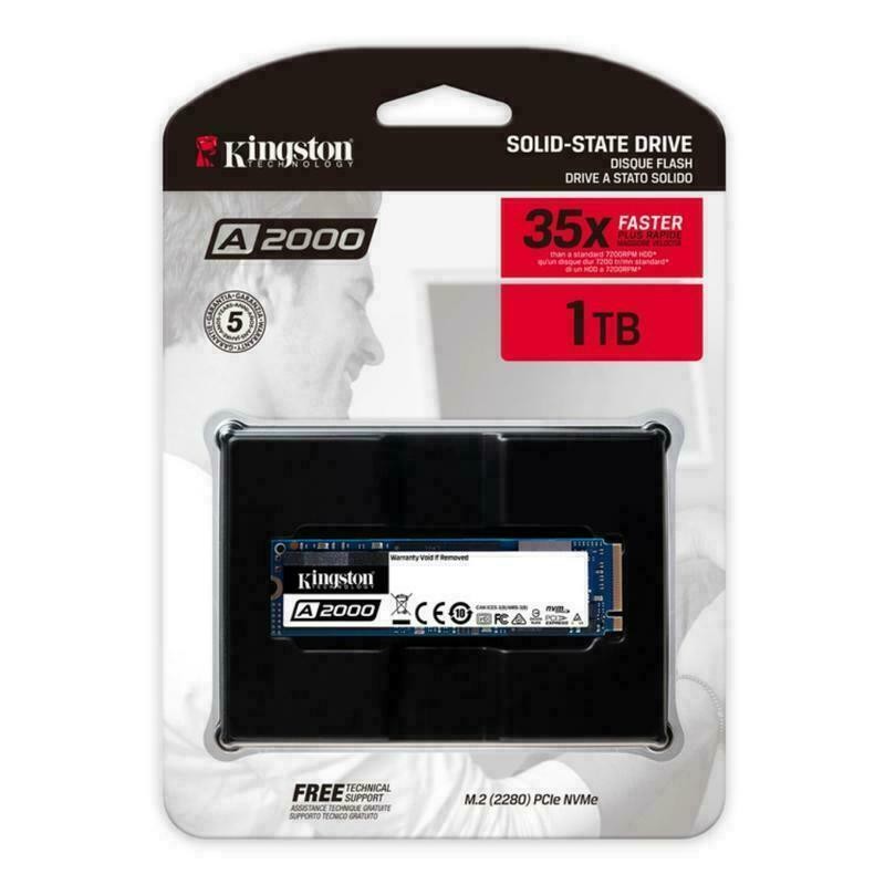 Kingston 1TB A2000 M.2 2280 NVMe SSD