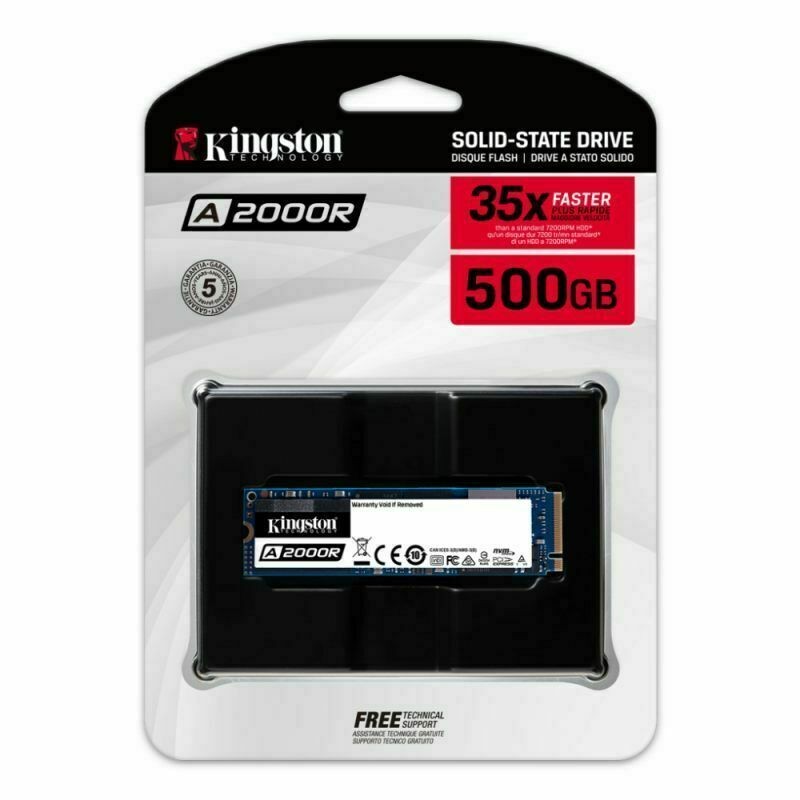 Kingston 500GB A2000 M.2 2280 NVMe SSD