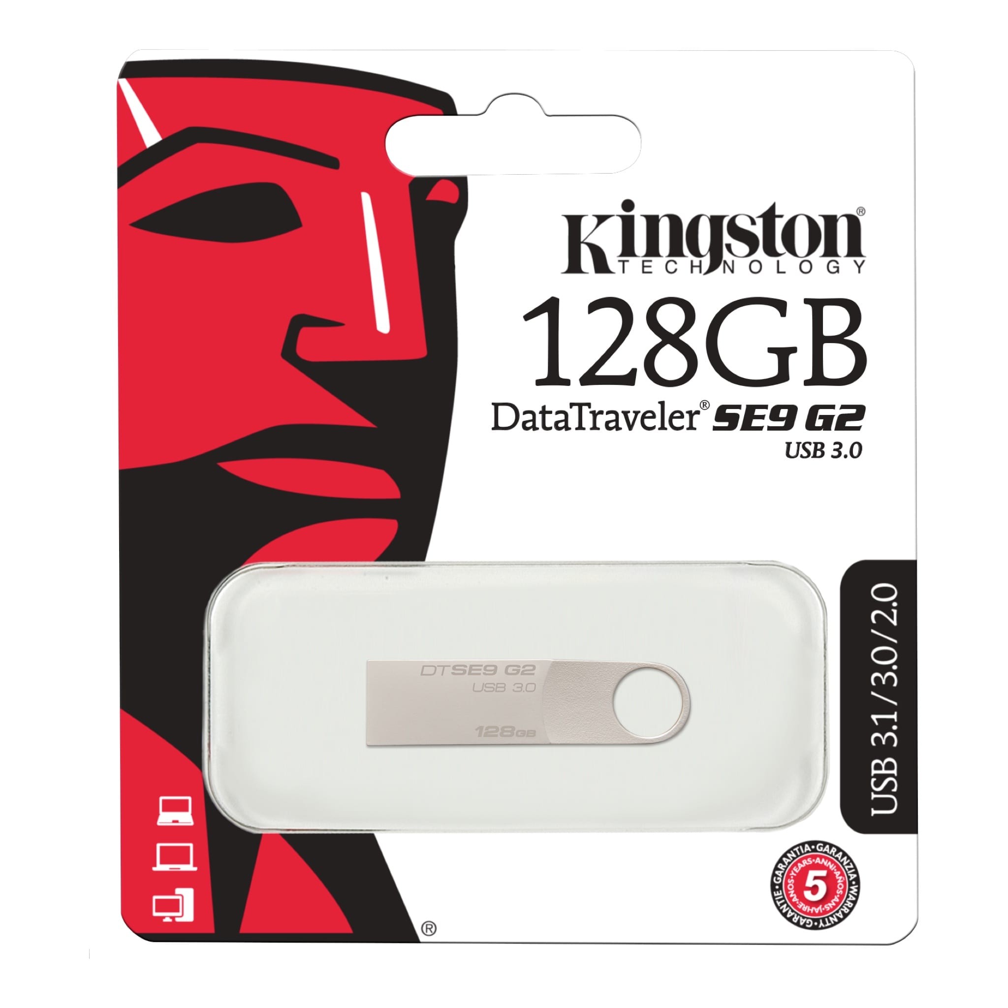 Kingston 128GB DTSE9G2 USB 3.0 USB Drive