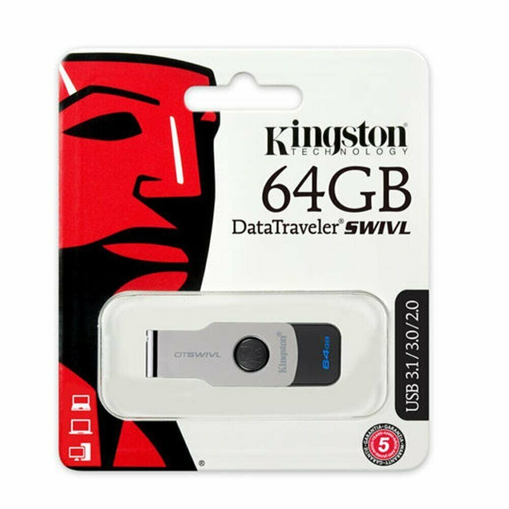 Kingston 64GB DTSWIVL USB 3.0 USB Drive
