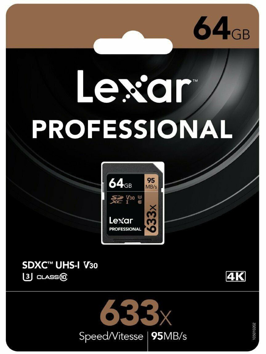 Lexar 64GB 633x Professional SDXC Card