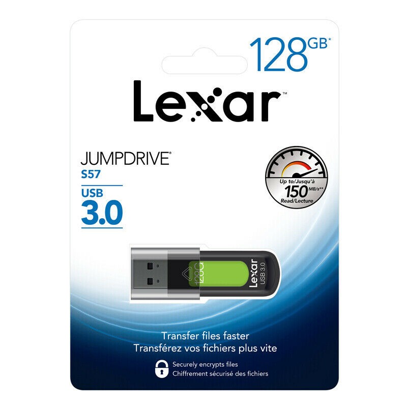 Lexar 128GB JumpDrive S57 USB3.0 USB Drive