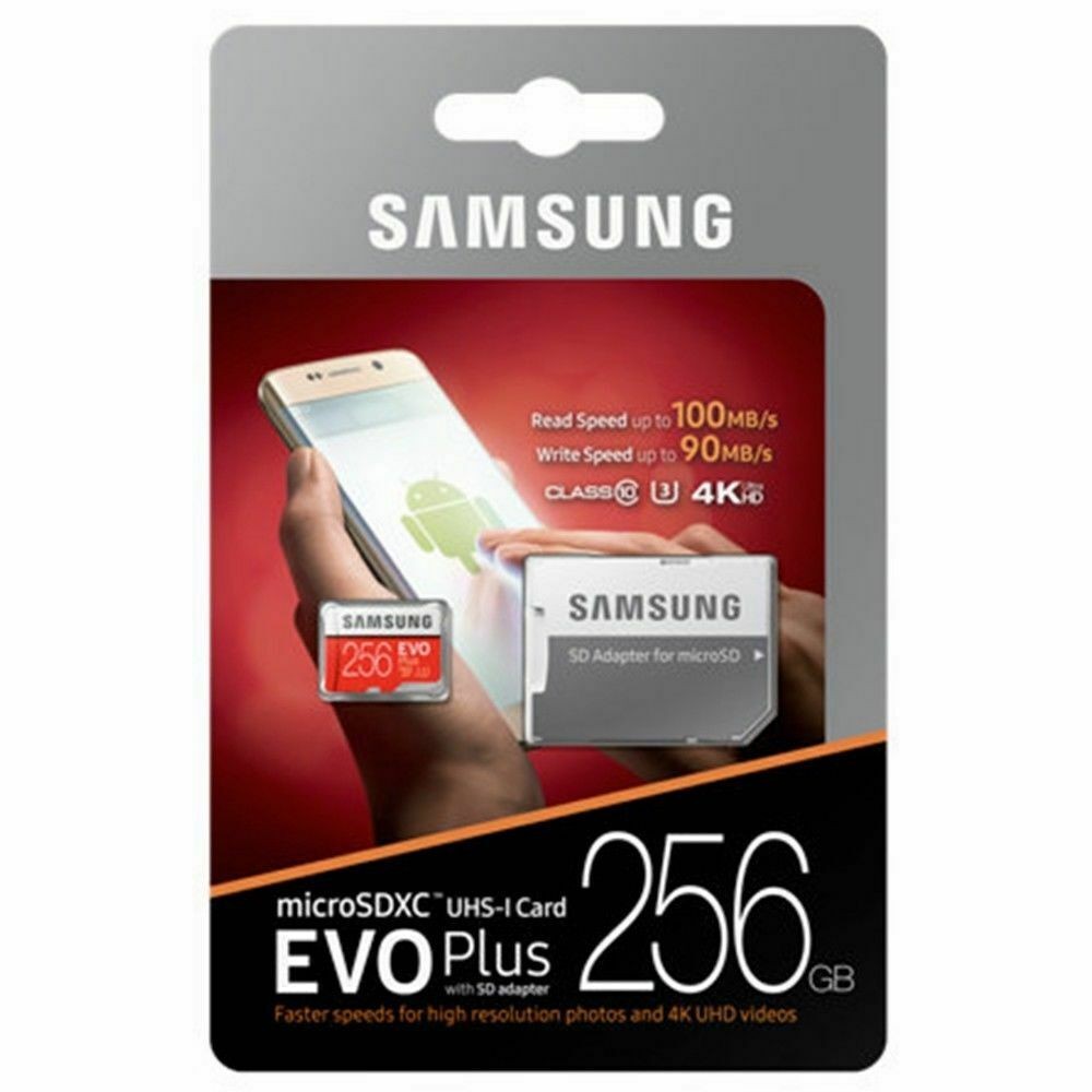 SAMSUNG 256GB EVO Plus Micro SDXC Class 10