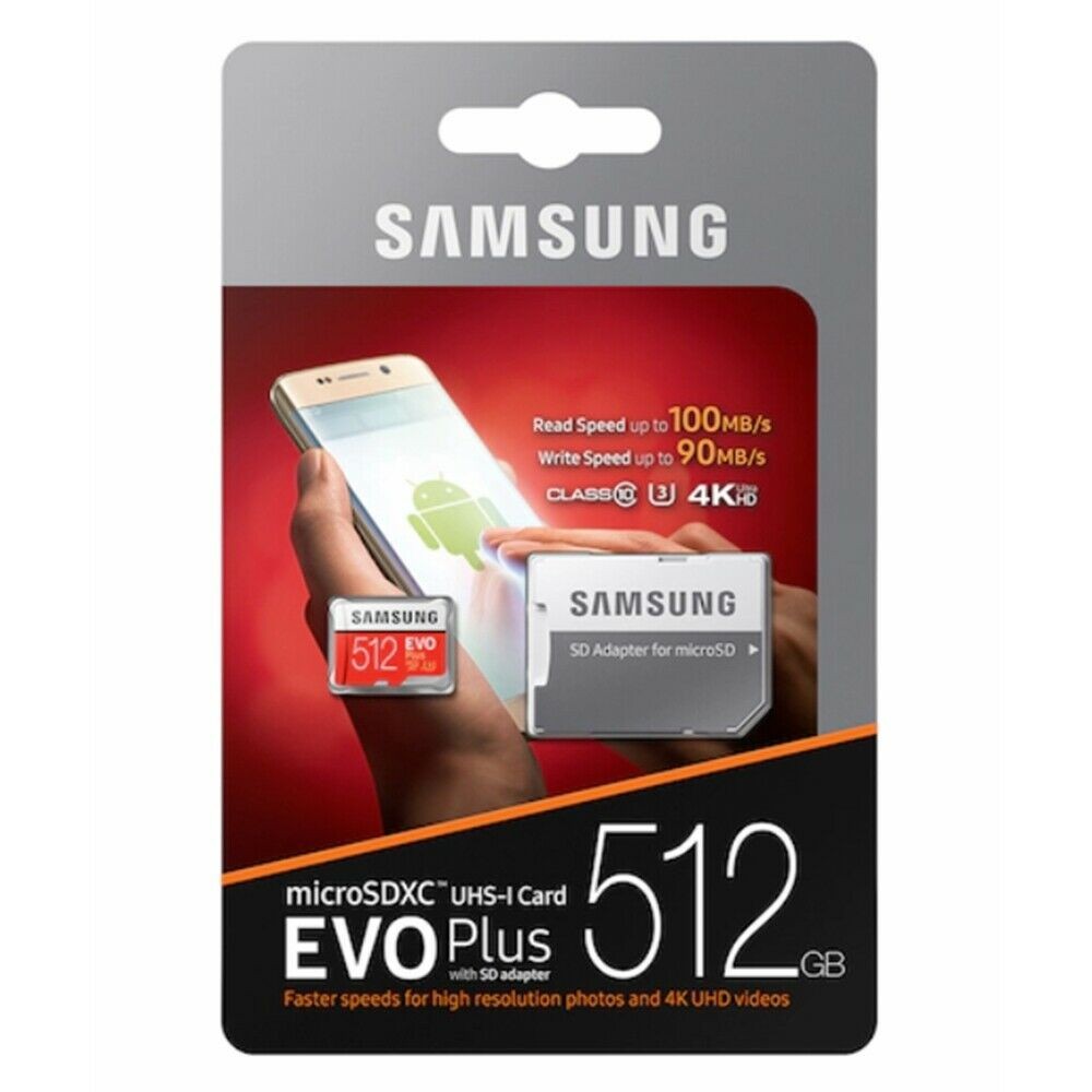 SAMSUNG 512GB EVO Plus Micro SDXC Class 10