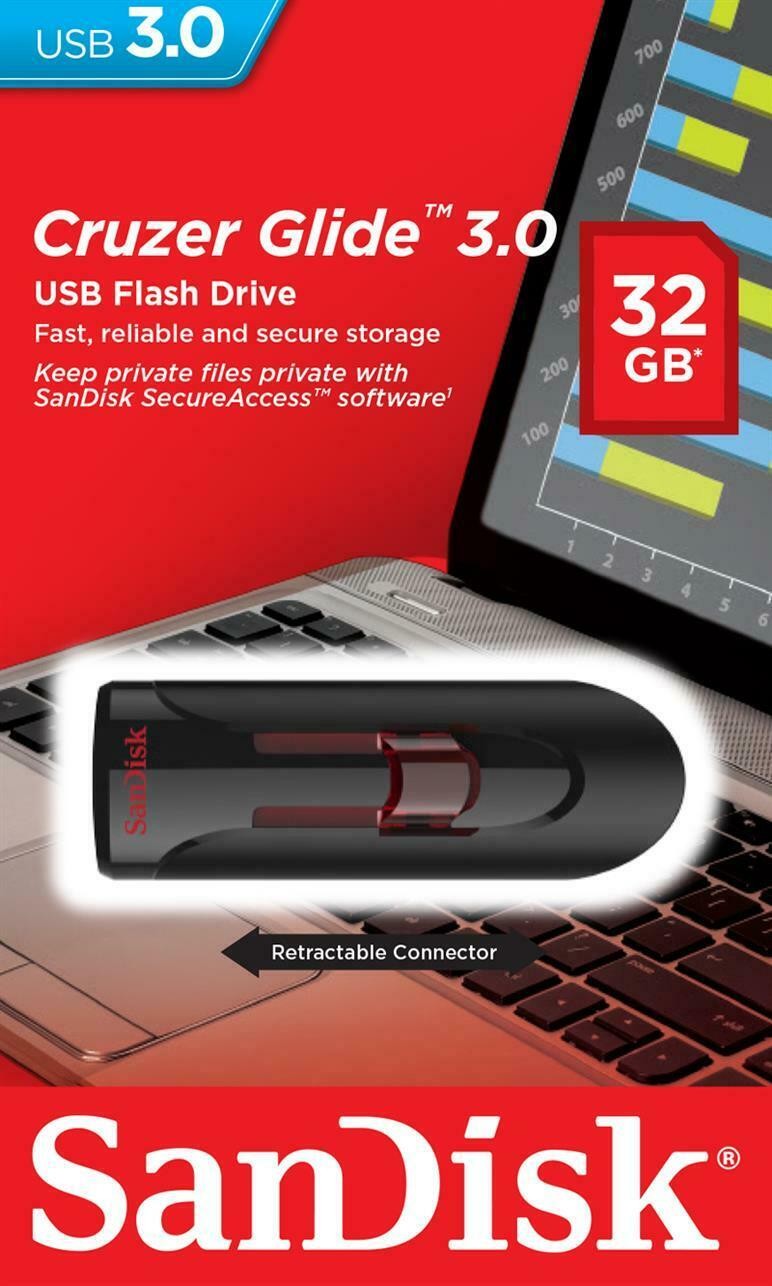Sandisk 32GB Cruzer Glide 3.0 USB Drive