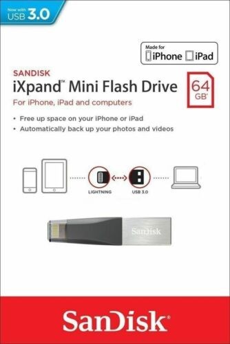 Sandisk 64GB iXpand Mini Flash Drive