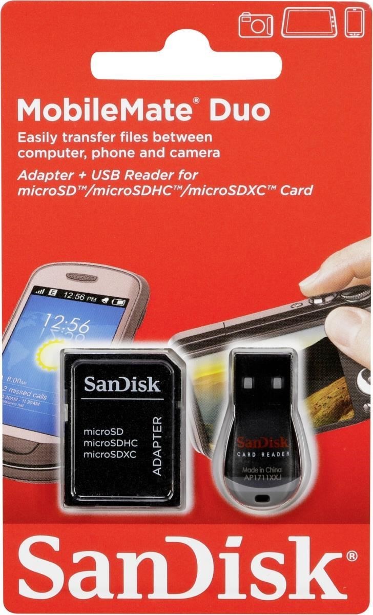 Sandisk MobileMate Duo Micro SD Card Reader SDDRK-121