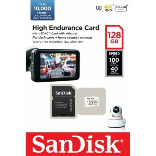 Sandisk 128GB High Endurance Micro SDXC Video Montoring