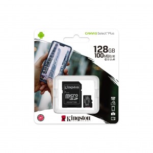 Kingston 128GB Micro SDXC Card Canvas Select Plus 100MB/s