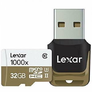 Lexar 32GB Professional 1000x Micro SDHC with USB3.0 Card Reader 150MB/s