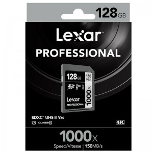 Lexar 128GB Professional 1000x SDXC Card