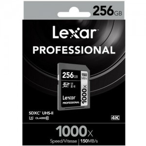 Lexar 256GB Professional 1000x SDXC Card