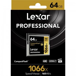 Lexar 64GB Professional CF Card UDMA7 CF 1066X