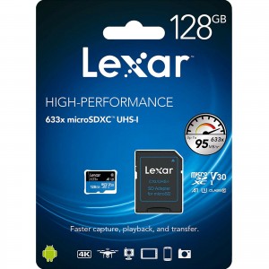 Lexar 128GB High Performance 633x Micro SDXC Card 95MB/s