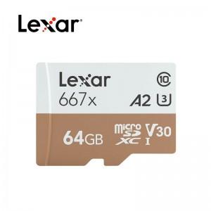 Lexar 64GB Professional 667x Micro SDHC Card 100MB/s
