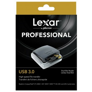 Lexar Professional USB3.0 Dual-Slot Card Reader