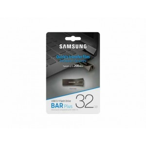 SAMSUNG 32GB USB 3.1 USB Drive Bar Plus (Titan Gray)