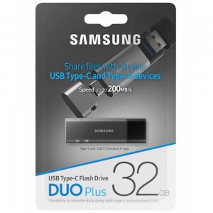 SAMSUNG 32GB USB 3.1 USB Drive DUO Plus