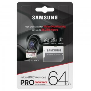 SAMSUNG 64GB Pro Endurance Micro SDXC 