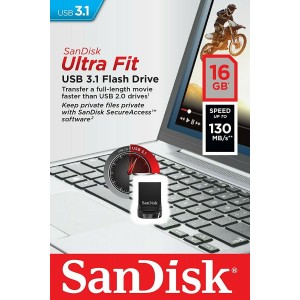Sandisk 16GB Ultra Fit 3.1 USB Drive
