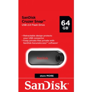 Sandisk 64GB Cruzer Snap USB Drive
