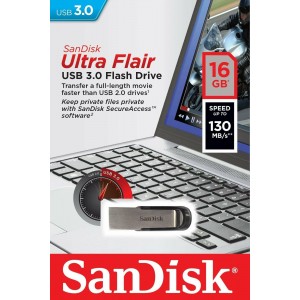 Sandisk 16GB Ultra Flair 3.0 USB Drive