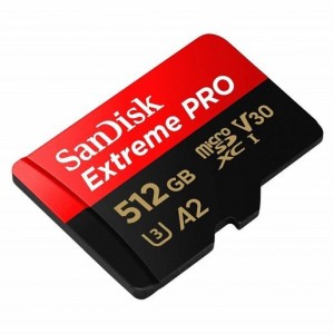 Sandisk 512GB Extreme Pro Micro SDXC V30 4K 170MB/s