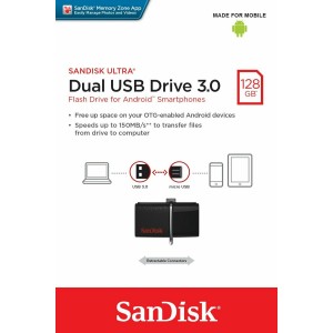 Sandisk 128GB Ultra Dual OTG Drive USB 3.0 