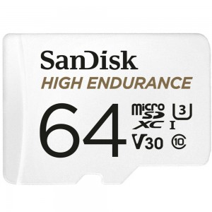 Sandisk 64GB High Endurance Micro SDXC Video Montoring