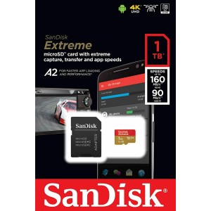 Sandisk 1TB Extreme Micro SDXC V30 A2 U3 4K
