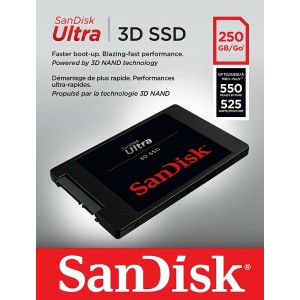 Sandisk 250GB Ultra 3D SSD 2.5" Internal
